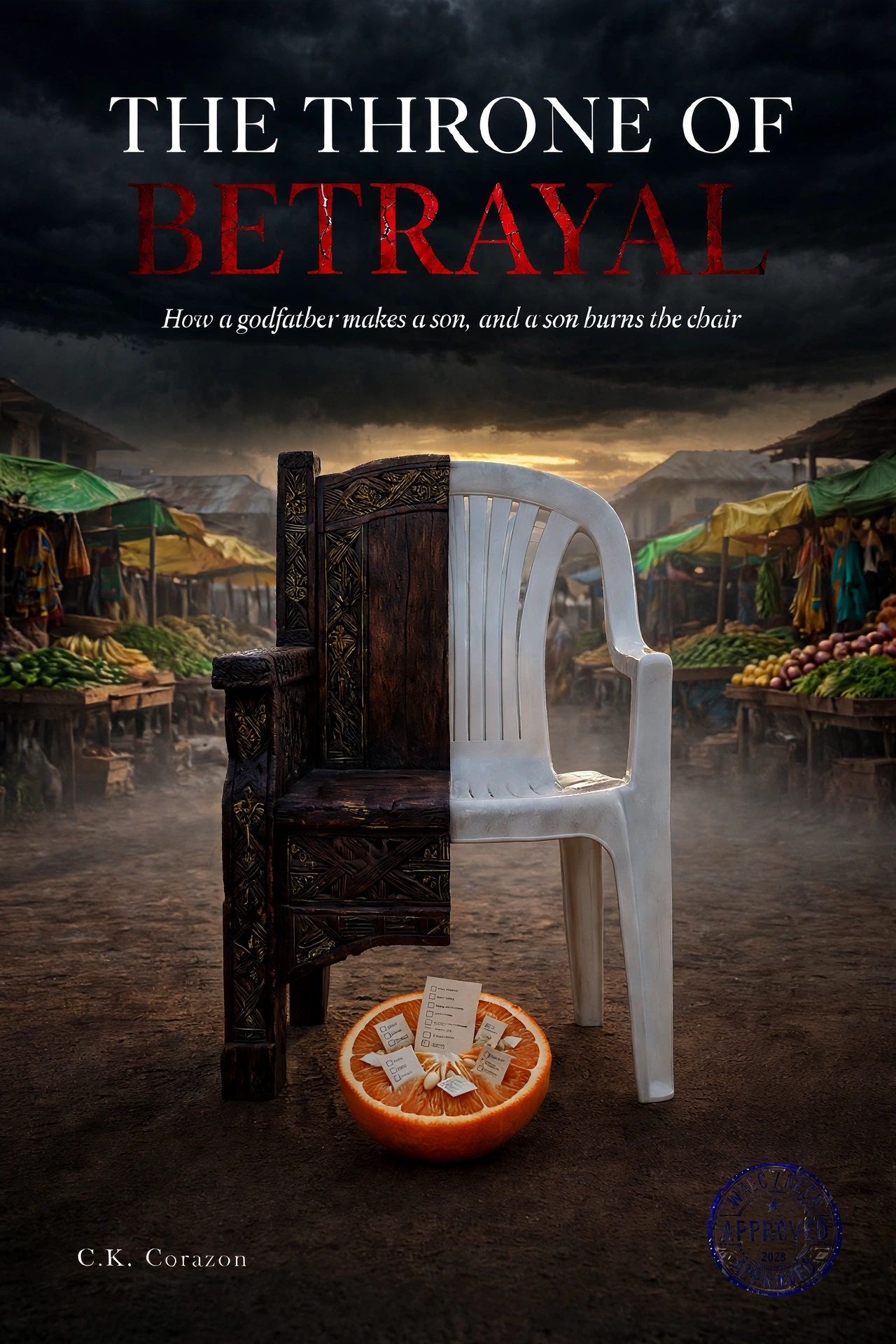 THE THRONE OF BETRAYAL book by CK CORAZON